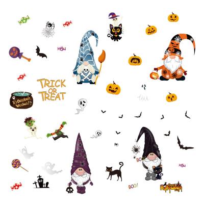 China Halloween Window Clings Halloween Window Clings, Hallowmas Ghost Party Windows Glass Walls Decorations Window Stickers for sale