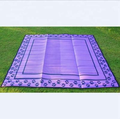 China Waterproof Easy To Clean PP Plastic Outdoor Blankets Picnic Carpet Outdoor Floor Mat for sale