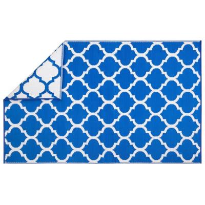 China Customer Waterproof Design Plastic Mold For 100% Recycled Polypropylene Reversible Outdoor Woven Mat 5x7 for sale