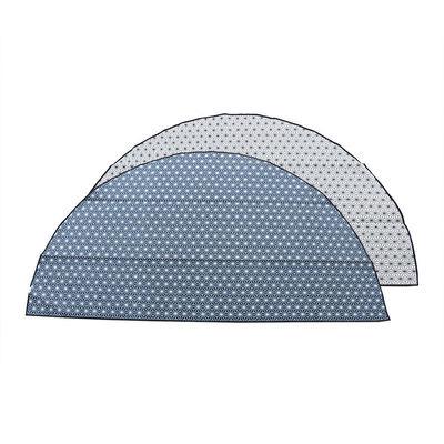 China Popular Outdoor Camping Picnic Travel Beach Half Moon Bell Tent Mats for sale