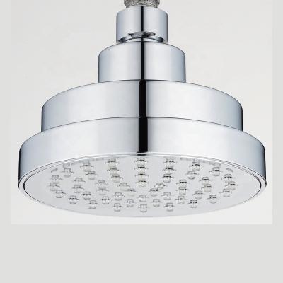 China 4 Inch Full Chrome Plating ABS Chrome Water Faucet Top Shower Head for sale