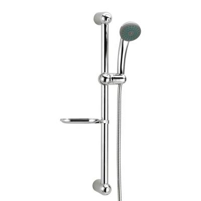 China Without Needle Linyi Sanitary Ware Suppliers Wholesale Cheap Price European Style Hand Slider Shower Bar Set With Hose for sale