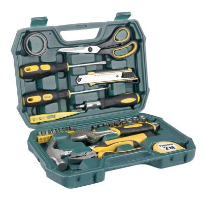 China Custom Made Multifuction Tool Kit Factory Price Household Tool Kit 31 Pcs Hardware Toolbox Kit Home Set for sale