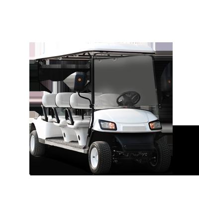 China Tourist attractions hotel airport mansion villa area use 6 person club electric golf cart for sale