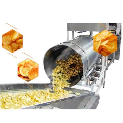 China Full Automatic Potato Chips Production Line Food Processing Machine Potato Fries Processing Making Machine Snack Fried Making Line for sale