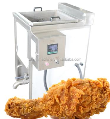 China Semi-automatic Electric Heating Fryer Electric Heating Food Snacks Frying Machine Snack Food Deep Fryer Equipment Electric Frying Machine For Chicken Wings And Legs for sale