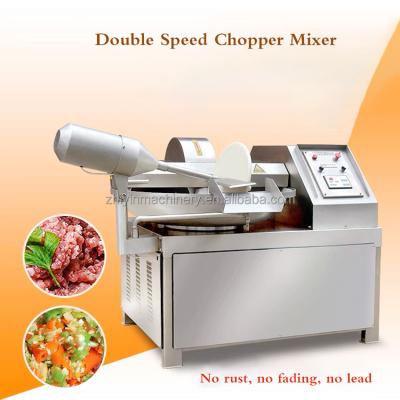 China Enficiency Meat Mixer High Frequency Conversion Cutting Vegetable Emulsifying Machine Commercial Root Vegetable Cutting Equipment for sale