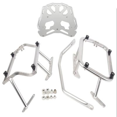 China Top Stainless Steel Motorcycle Box Shelf Side Case Rack Stainless Steel Luggage Bracket For KTM 1090 1290 for sale