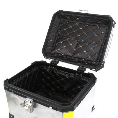 China Waterproof Aluminum Top 45L Case Motorcycle Aluminum Top Box for sale