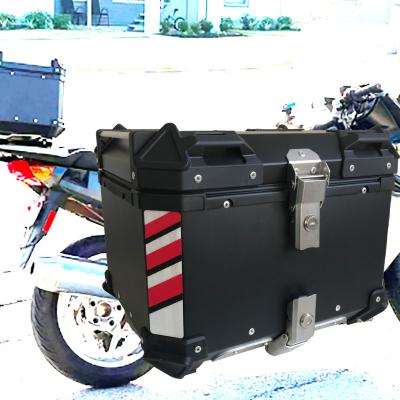 China Factory direct sale 45L aluminum alloy waterproof motorcycle crate tail top boxes rear trunk for BMW gs1200 for sale