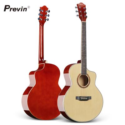 China On His Thirty One Laminated Previn High Quality OEM Beginner Guitar 41inch Cheap Acoustic Guitar for sale