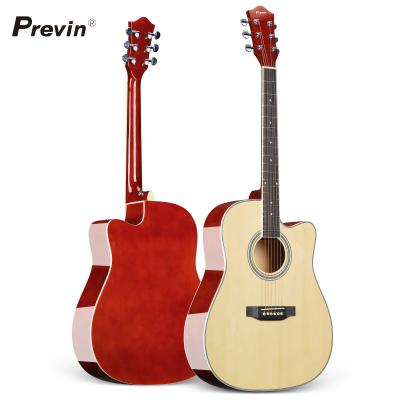 China Linden Previn 41inch quality height beginner acoustic guitar for OEM/Wholesale for sale