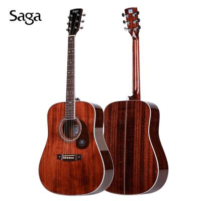 China Wholesale Acoustic Guitar Cutaway Top Flawless Semi-hollow Classic Sapele Body Double Electric for sale