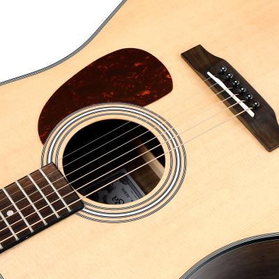 China Factory High Quality Natural Wood OEM Walnut Saga Classic 36/40/41 Inch Acoustic Guitars With Wholesale Price for sale