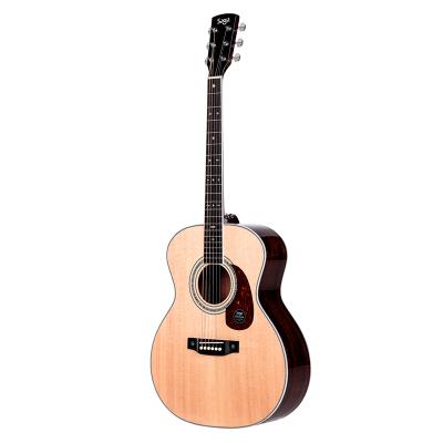 China Hot Wholesale String Musical 6 Wood Sapele Saga Acoustic Classical Guitar Made In China for sale