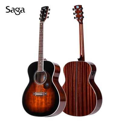 China Sapele SAGA OEM Hot Sale A1 Series All 41 Solid Electric Classical Guitars Wholesale High Quality at Veru Cheap Price for sale