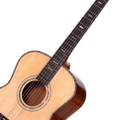 China Acacia Guitar Factory OEM Custom 41 Inch All Solid Acoustic Guitar Musical Instruments Made in China for sale