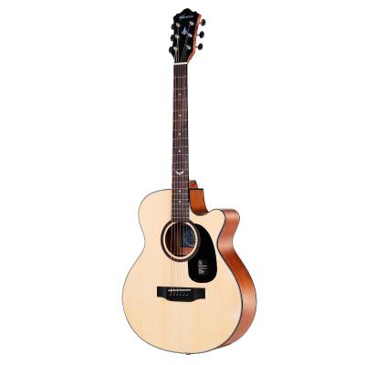 China Cherry Red OEM Accept 40 Inch Musical 6 Strings Wholesale Acoustic Guitar Cheap Electric Instruments for sale