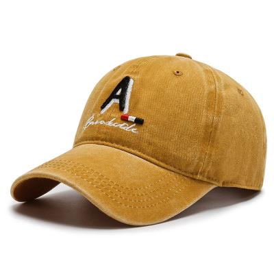 China Factory JOINT wholesale washed baseball cap embroidery logo for sale