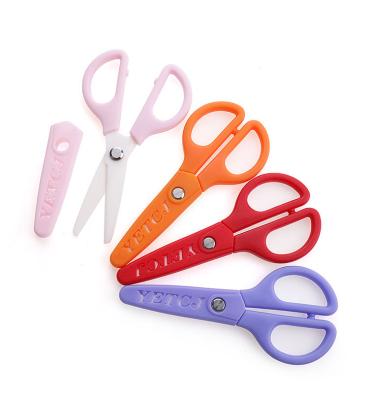 China Modern Factory Wholesale LFGB Food Safety Approved Kitchen Ceramic Scissors for Kids Children Shears for sale