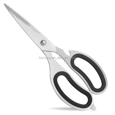 China Heavy Duty Universal Kitchen Scissors Food Serving Cutting Shears Stainless Steel Kitchen Scissors for sale