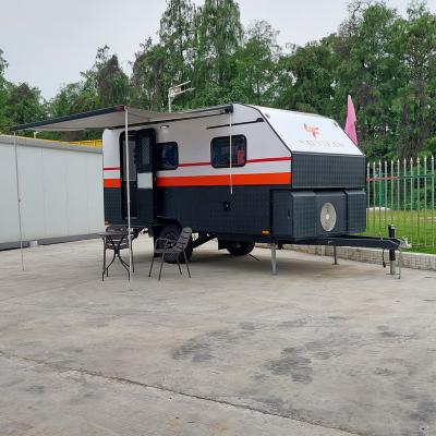 China New SAINTFAN SFY008 Australia Lightweight Offroad Camping Caravan Travel Trailer Manufacturer for sale