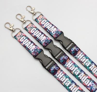 China Promotion\Business\School\Office Logo Dye Sublimation Polyester Keychain Custom Made Lanyard Wholesale Neck Lanyard Strap for sale