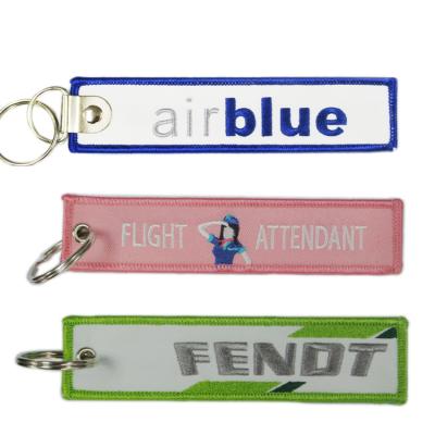 China Foreign Trade Hot Explosion Embroidery Chain Key Chain Key Chain Embroidery Personality Accessories Clothes Amazon Fashion Key Chain for sale