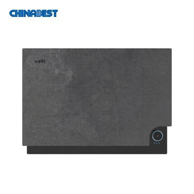 China Household Vatti Marble And Glass Kitchen Range Vertical Wall Mounted Hood Black for sale