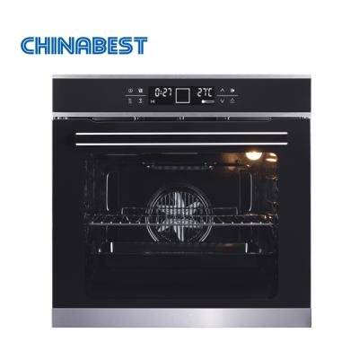 China Full touch control with electric pyrolytic self cleaning bulit-in oven / large single cooking kitchen oven for sale