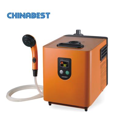 China Efficient Camping AGA Approval Powder Coated Good Design New Model Portable Gas Water Heater for sale