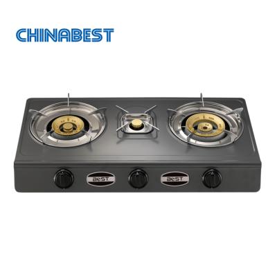 China Vatti Chinabest Good Quality 2 Burner Tabletop High End Steel Durable Gas Stove for sale