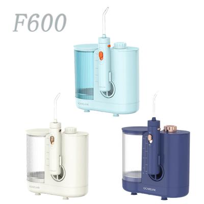 China 2022 Speed ​​IPX4 Family Adjustable Oral Irrigator Water Flosser F600 Plus Warm Waterproof Electric Flush 10 for sale