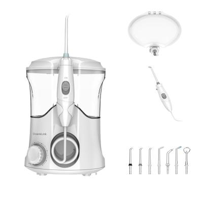 China Ocarelink Ipx4 Electric Water Pressure Waterproof Water Flosser Wireless Oral Irrigator 140*125*200mm for sale