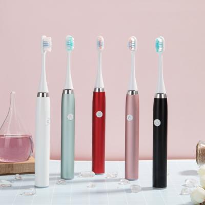 China Baby Powerful Waterproof Anti-skid Texture Design Sonic Electric Toothbrush Ipx 7 Electric Toothbrush for sale