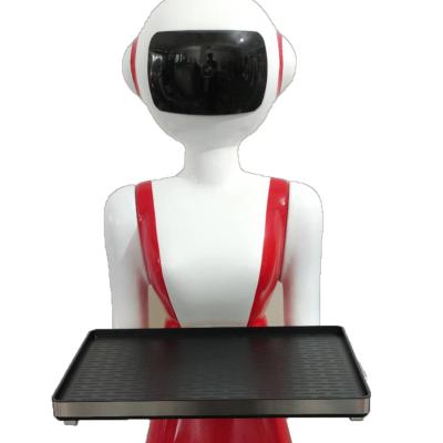 China Hotel / Restaurant /Airport Delivery Goods / Intelligent Artificial Smart Food Hosting Service Restaurant Robot for sale