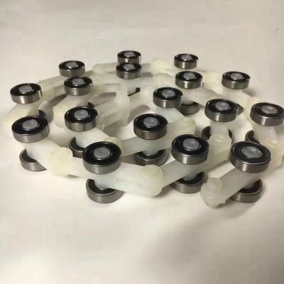 China Hotel Escalator Parts Escalator Step Chain 17 Roller 19 Roller 21 Roller for sale