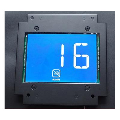 China Xizi Otis Elevator Lcd Elevator 6.4 Inch Blue Lcd Bottom Lcd Elevator for sale