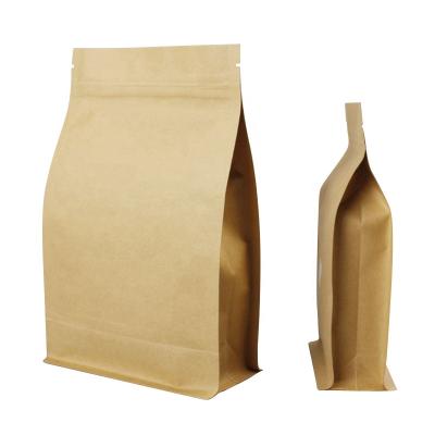 China Kraft Paper Eight Side Sealing Bag Tea Bag Fruit Grain Moisture Proof Aluminating Dry Octagon Sealed Food Packaging for sale