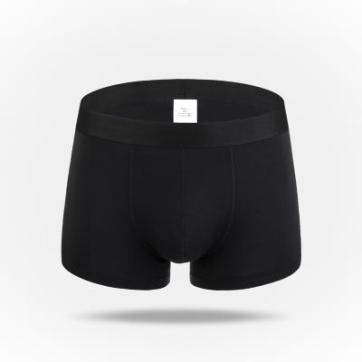 China Solid Color Breathable Underwear Modal Spandex Shorts Briefs For Men for sale