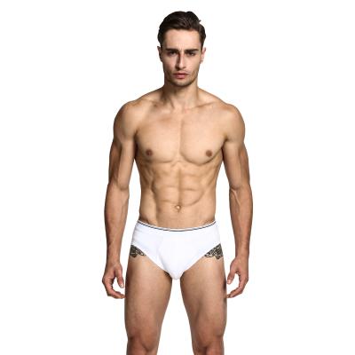 China RTS Solid Color Breathable Mens Breathable Boxers And Underwear 100% Cotton Briefs for sale