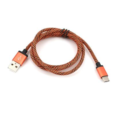 China MP3/MP4 Player Nylon Braided Data Transfer Usb2.0 Fast Data Transfer Usb Cable 1M Usb C Cable Charging for sale