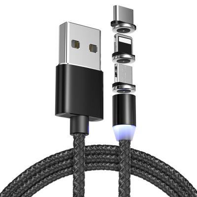 China 3 in 1 Fast Cheap Charger Cable Amazon Bestseller Free Sample 3 in 1 USB Magnetic Fast Charger Charging Cable for sale