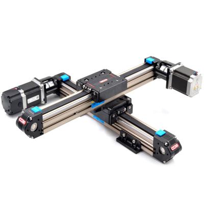 China Laser Engraving And Cutting Biaxial Belt Drive Linear X/Y Trigger 800mm Cross Table for sale