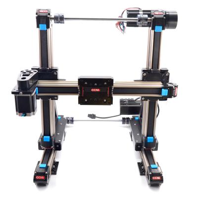 China Linear Motion Machine Linear Motion Smooth Belt Guide 3 Axis Gantry Robot 800mm XYZ Table for sale