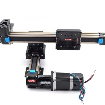 China China Aluminum 2 Axis High Speed ​​Motion System Linear Guide Belt Driven Stage 200mm Stroke for sale