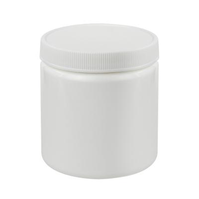 China BEAUTY PACK 8 oz. White Straight Sided Jar With 70-400 Cap 250g 250ml Plastic Jars Plastic Jar for sale