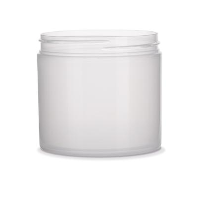 China Skin Care Creams 89MM Clarified Polypropylene 16OZ Straight Sided Profile Jar for sale