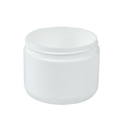 China Personal Care 120g PP Wall Round Double Jar Cosmetic Container For Lotion Cream, Sugar Scrub Bath Salts Packaging Screen Printing Screw Lid for sale