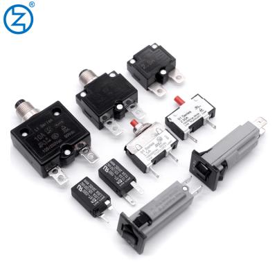 China Plastic Or Metal DC Circuit Breaker Thermal Switch Manual Reset Overload Protector for sale